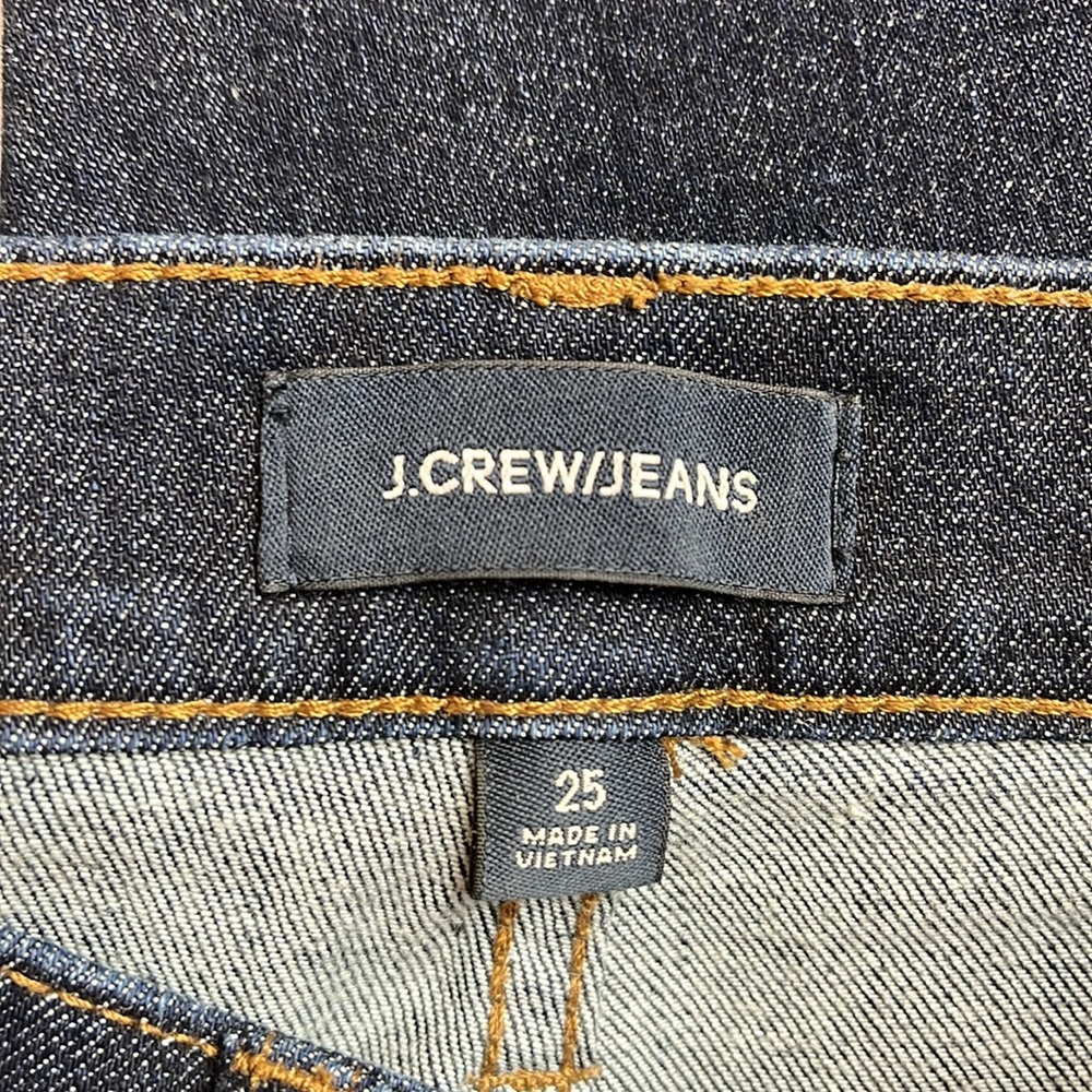J.CREW 9" mid-rise vintage slim-straight jean in resin rinse Size 25 - Picture 8 of 13